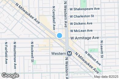 Map image of the property - 1998 N Milwaukee Ave