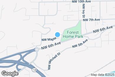 Map image of the property - 1320 NW Maple Ln