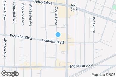 Map image of the property - 1535 Coutant Ave