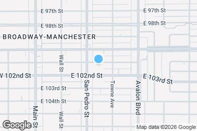 Map image of the property - 326 E 101st St