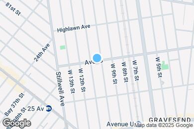 Map image of the property - 86 Avenue S
