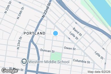Map image of the property - 409 N 20th St