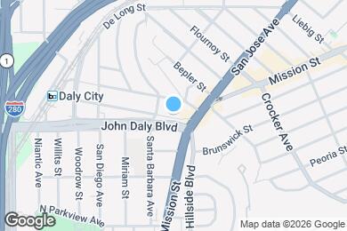 Map image of the property - 50 Los Olivos Ave