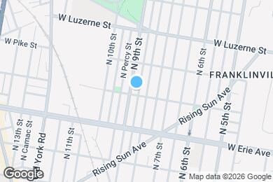 Map image of the property - 3804 N Darien St