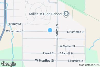 Map image of the property - 205 W Harriman St