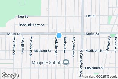 Map image of the property - 8339 Kedvale Ave