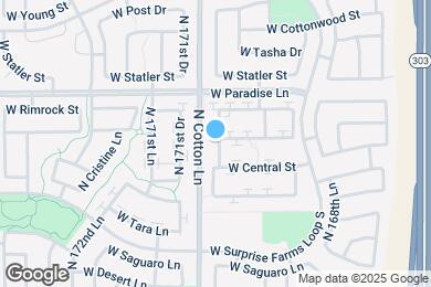 Map image of the property - 16106 N 170th Ln