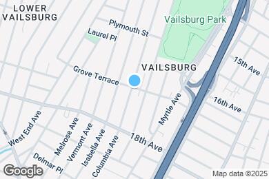 Map image of the property - 166 Columbia Ave