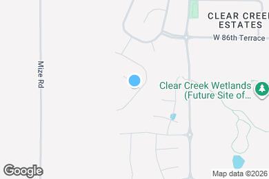 Map image of the property - 24955 W 87th Ter