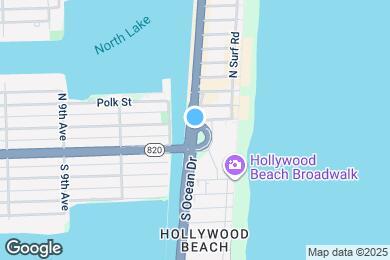 Map image of the property - 101 N Ocean Dr