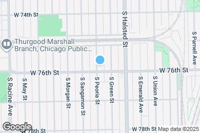 Map image of the property - 7545 S Peoria St