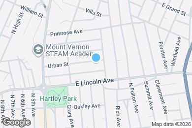 Map image of the property - 152 Urban St