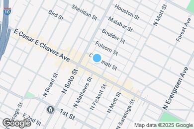 Map image of the property - 2438 Cincinnati St