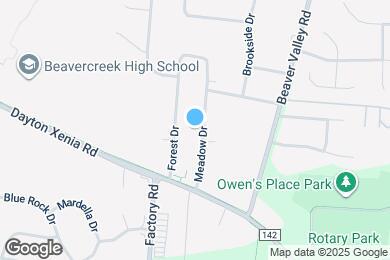 Map image of the property - 1075 Meadow Dr