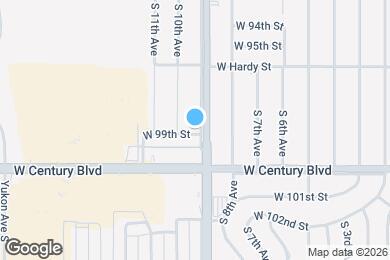 Map image of the property - 9825 S Crenshaw Blvd