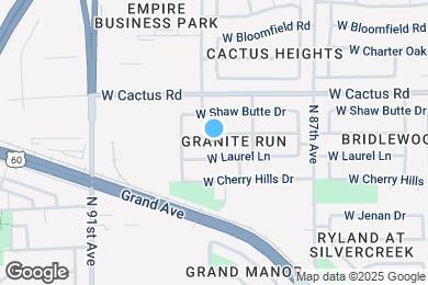 Map image of the property - 8861 W Paradise Dr
