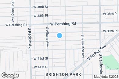 Map image of the property - 3016 W 40th St