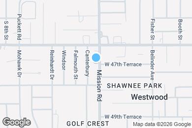 Map image of the property - 4734 Mission Rd