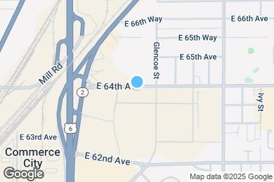 Map image of the property - 5180 E 64th Ave