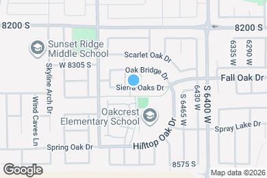Map image of the property - 6633 W Sierra Oaks Dr