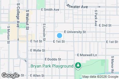 Map image of the property - 409 E 1st St