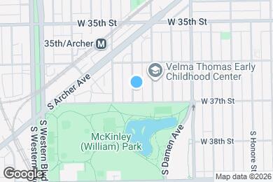 Map image of the property - 3643 S Hamilton Ave