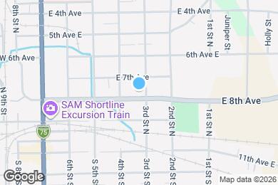 Map image of the property - 411 E 8th Ave