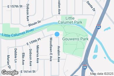 Map image of the property - 15906 Avalon Ave