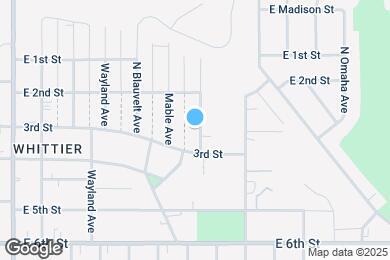 Map image of the property - 709 N Highland Ave