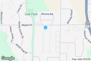 Map image of the property - 3320 Rosewood Dr