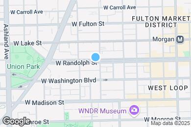 Map image of the property - 1311 W Randolph St