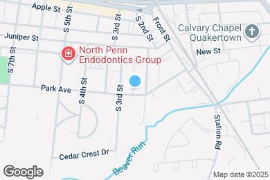 Map image of the property - 213 Park Ave