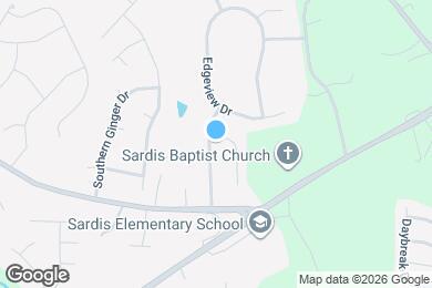 Map image of the property - 3320 Arbor Pointe Dr