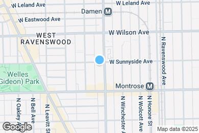 Map image of the property - 4452 N Damen Ave