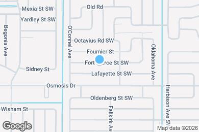 Map image of the property - 542 Fort Pierce St SW