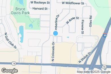Map image of the property - 3222 W Montrail Pl