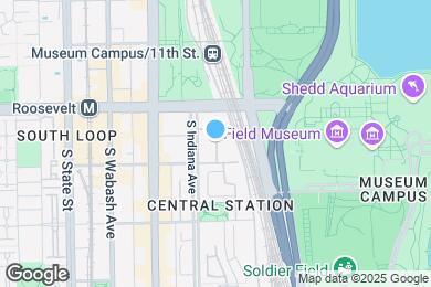 Map image of the property - 1222 S Prairie Ave
