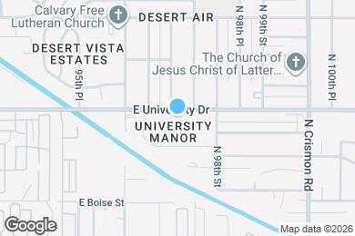 Map image of the property - 9708 E Baltimore Cir