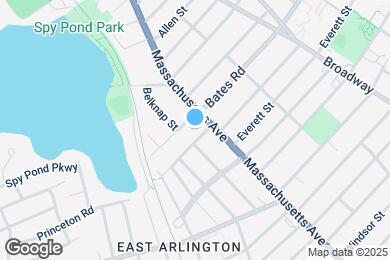 Map image of the property - 276 Massachusetts Ave