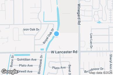 Map image of the property - 809 W Lancaster Rd