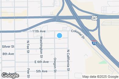 Map image of the property - 2215 9th Ave