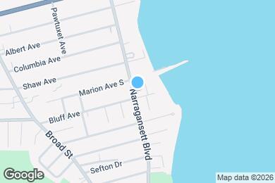 Map image of the property - 1358 Narragansett Blvd