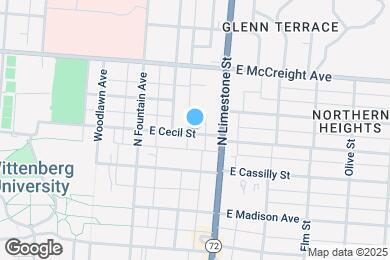 Map image of the property - 124 E Cecil St