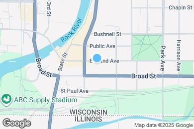 Map image of the property - 524 E Grand Ave