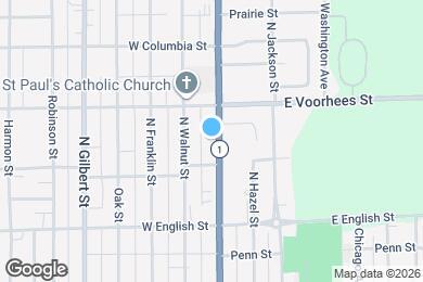 Map image of the property - 1210 N Vermilion St