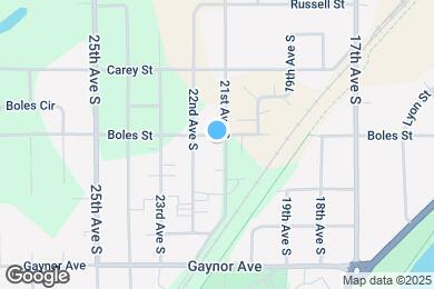 Map image of the property - 1310 21st Ave S