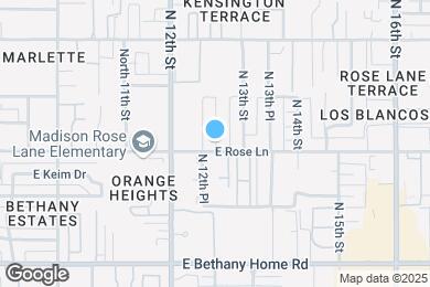 Map image of the property - 6210 N 12th Pl