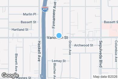 Map image of the property - 15550 Vanowen St