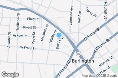 Map image of the property - 109 Brooks St