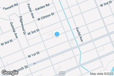 Map image of the property - 715 W 2nd St